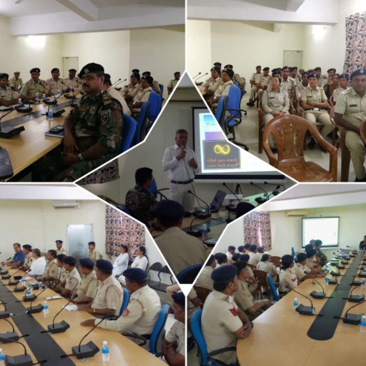 SSW conducted a short program for nearly 70 Security personnel of Diu Police